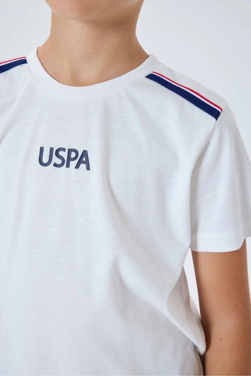 U.S. Polo Assn. U.S. Polo Assn. Boys White Bermuda Set